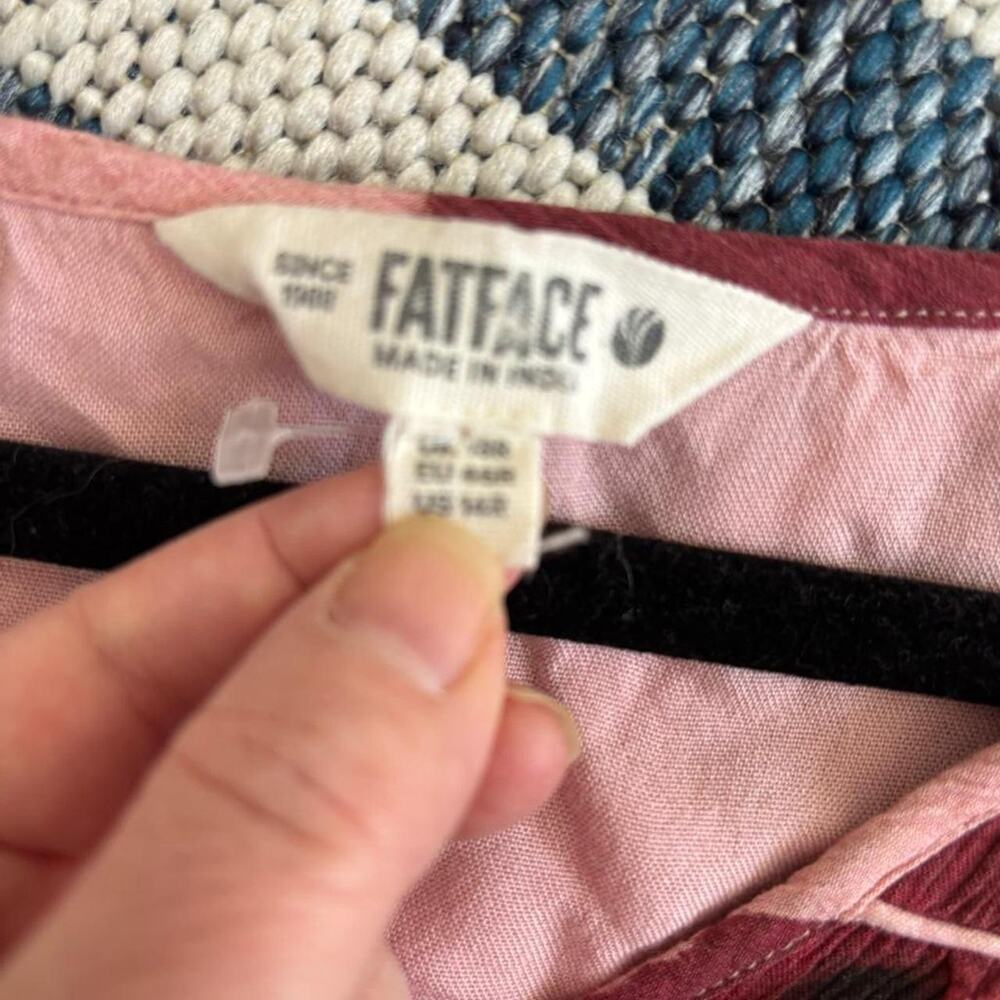 Fatface pink and ruby flowy dress SZ 14 - Picture 4 of 4